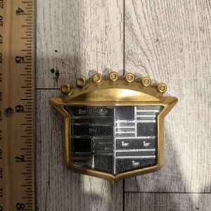 Gold and Silver Emblem Badge